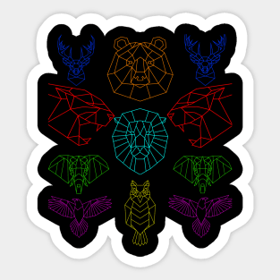 Animal constellation Sticker